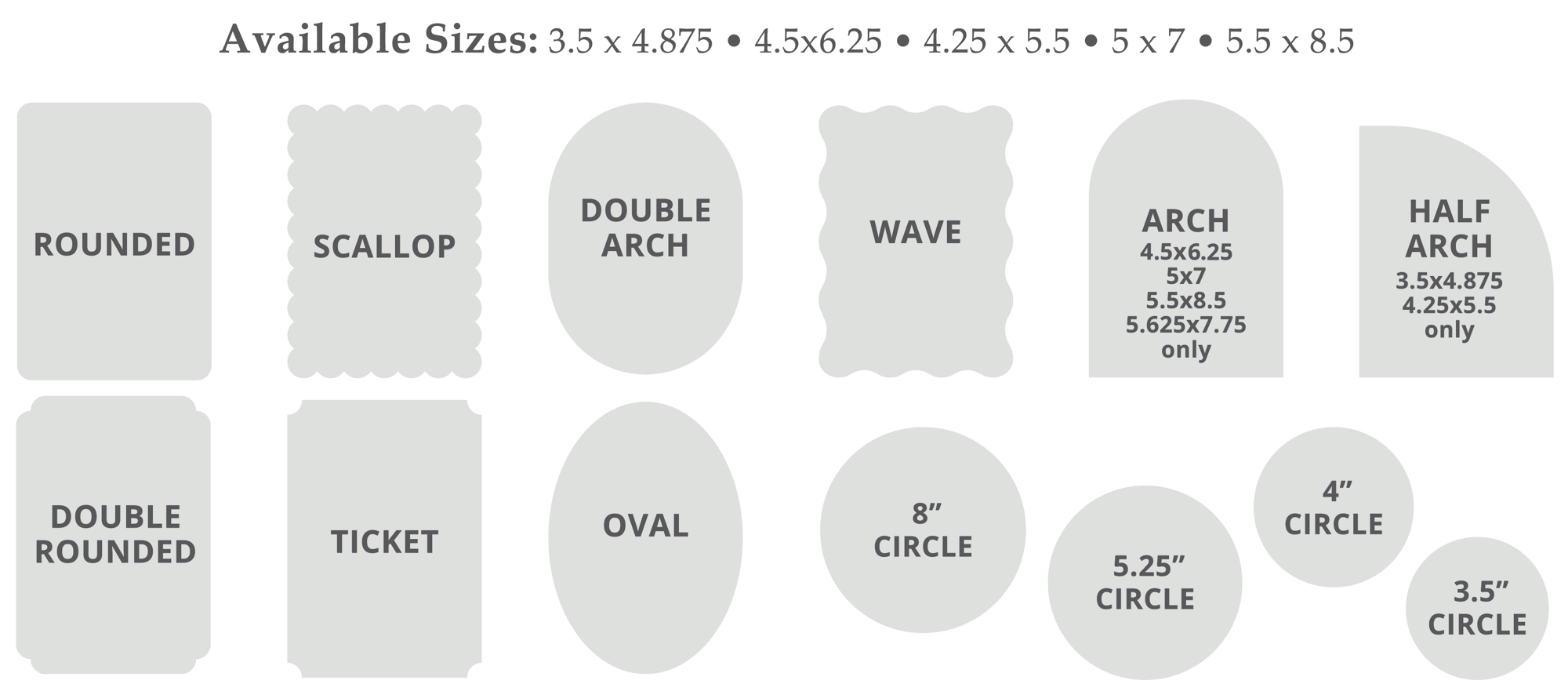 Die Cut Options