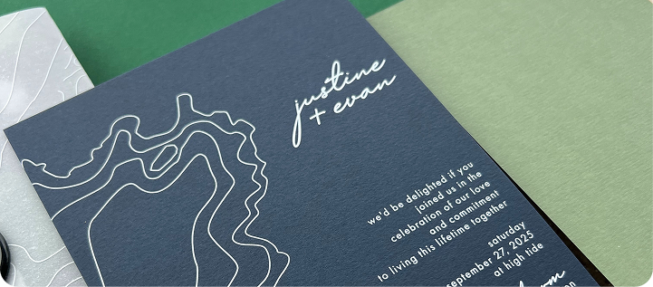 White Ink Cards